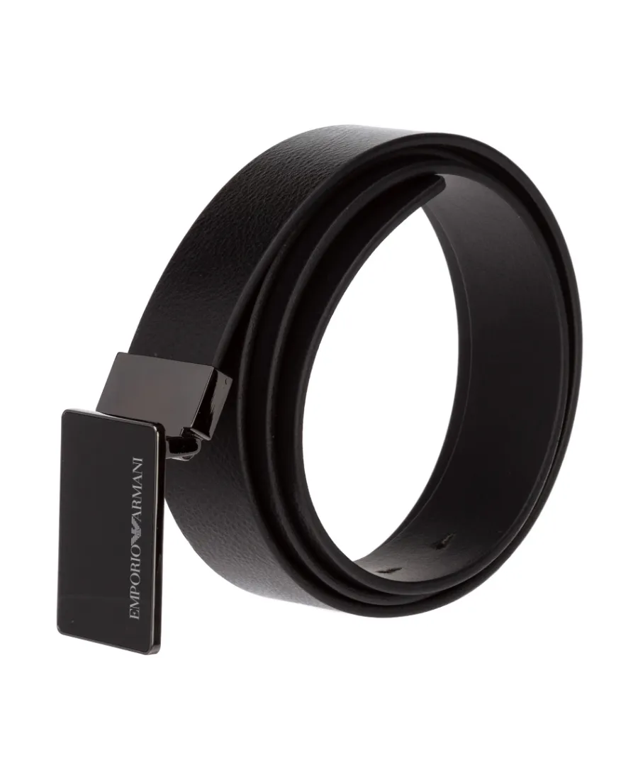 Logo Engraved Buckled Belt
