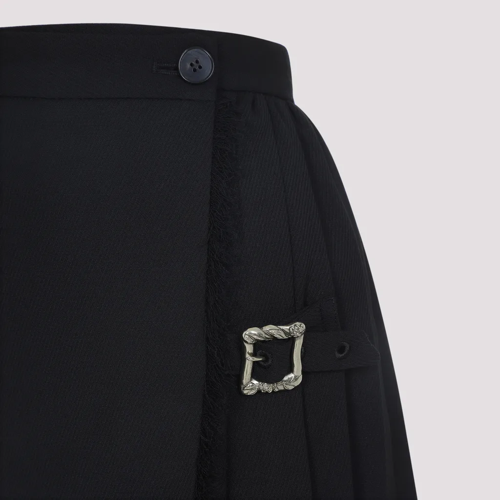 Pleated Mini Skirt