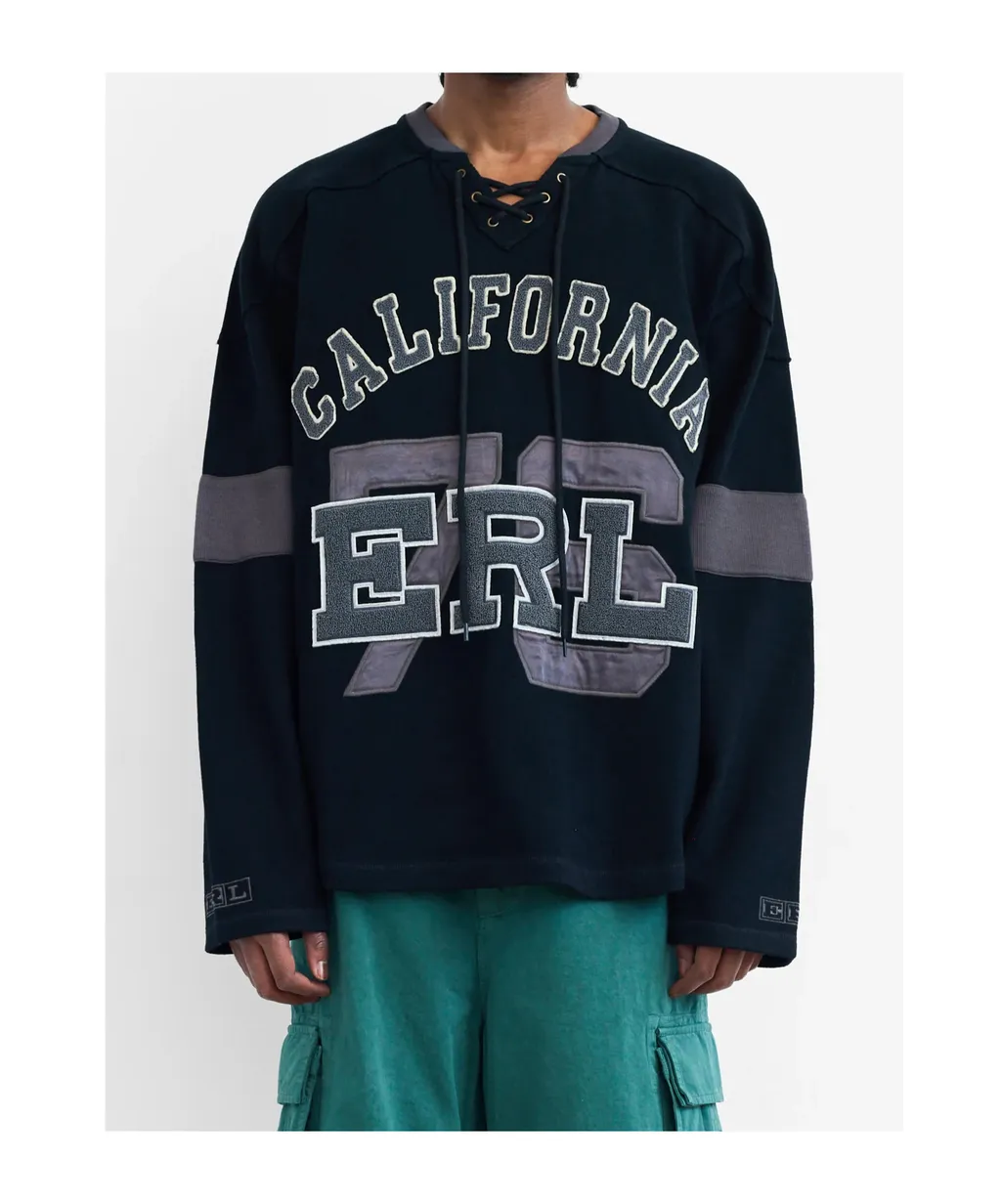 California Lace-Up Sweater