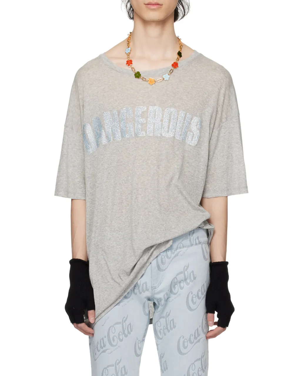 Ribbed Crew Neck T-Shirt
