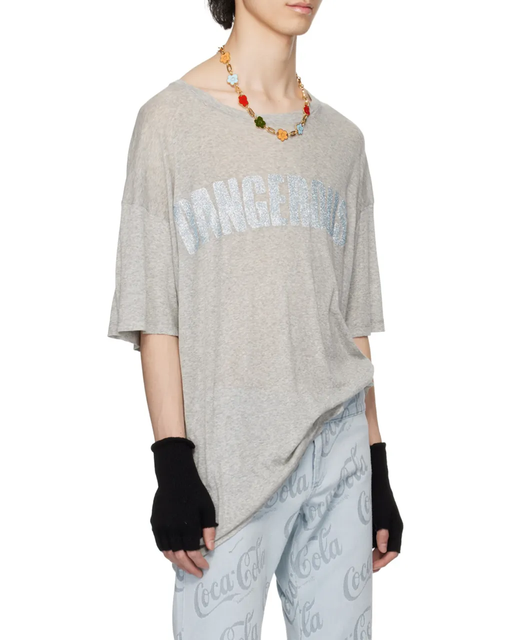 Ribbed Crew Neck T-Shirt