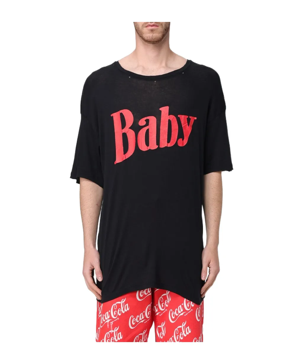 Ribbed Crew Neck T-Shirt