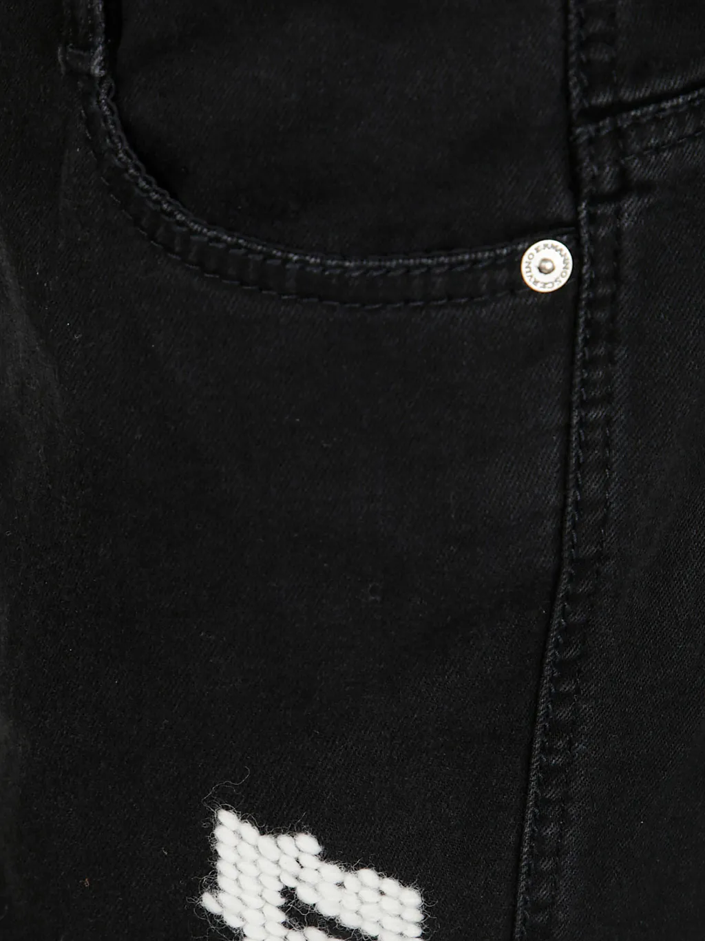 Slim Embroidered Jeans