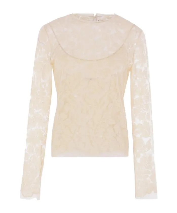 Lace Long-Sleeve Top