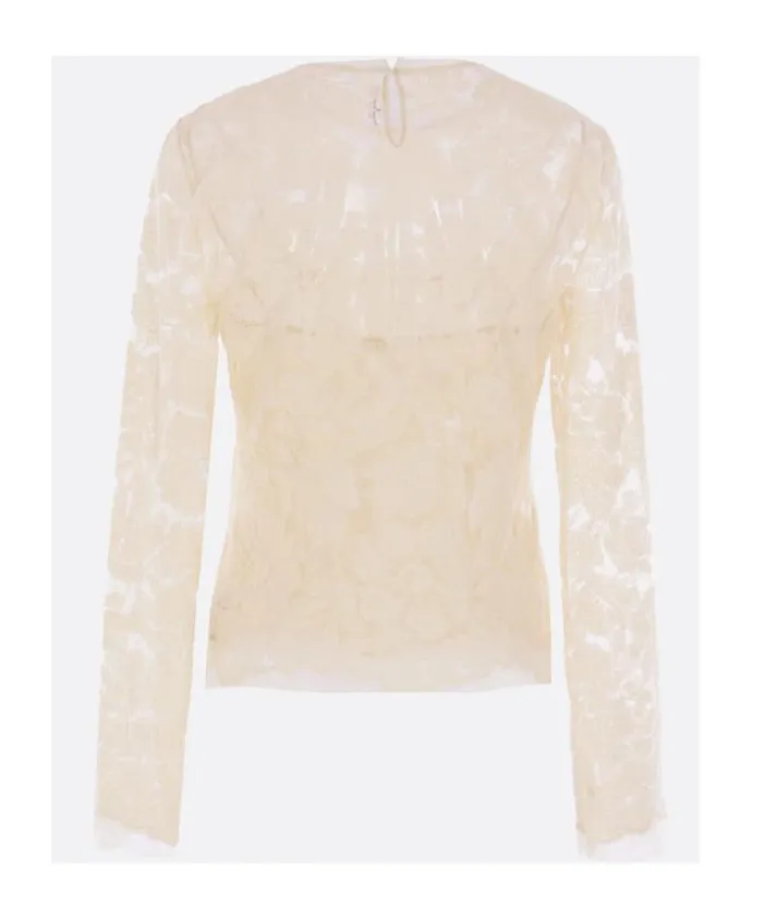 Lace Long-Sleeve Top
