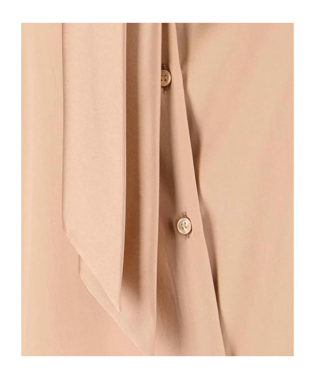 Long Sleeve Bow Detail Blouse