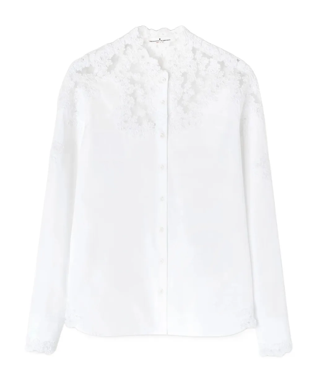 Rebrode Lace Poplin Shirt
