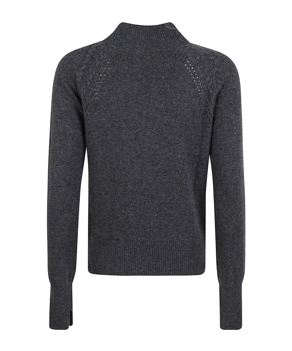 Lace Cable-Knit Jumper