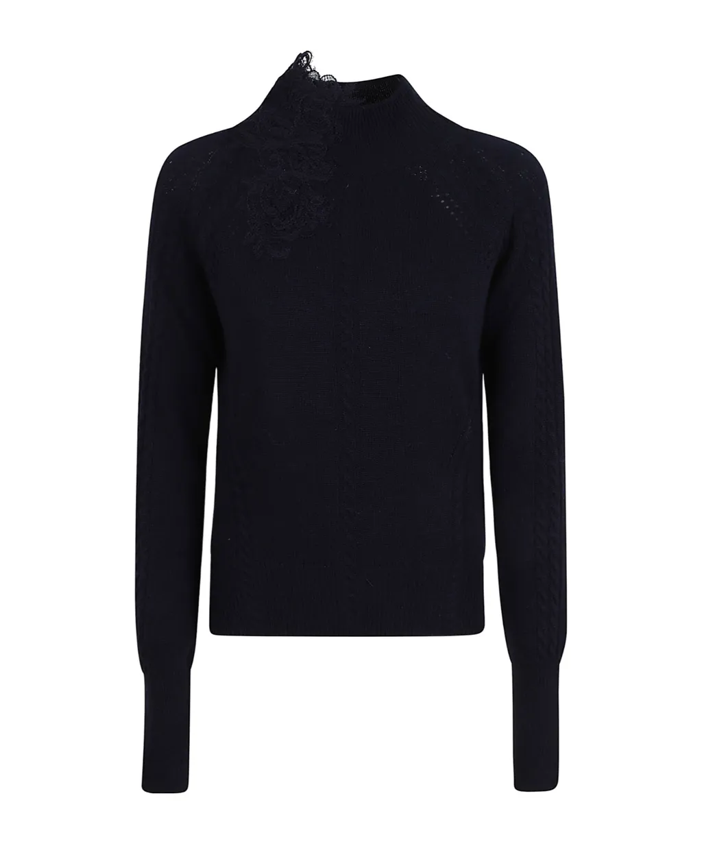 Lace Detail Sweater