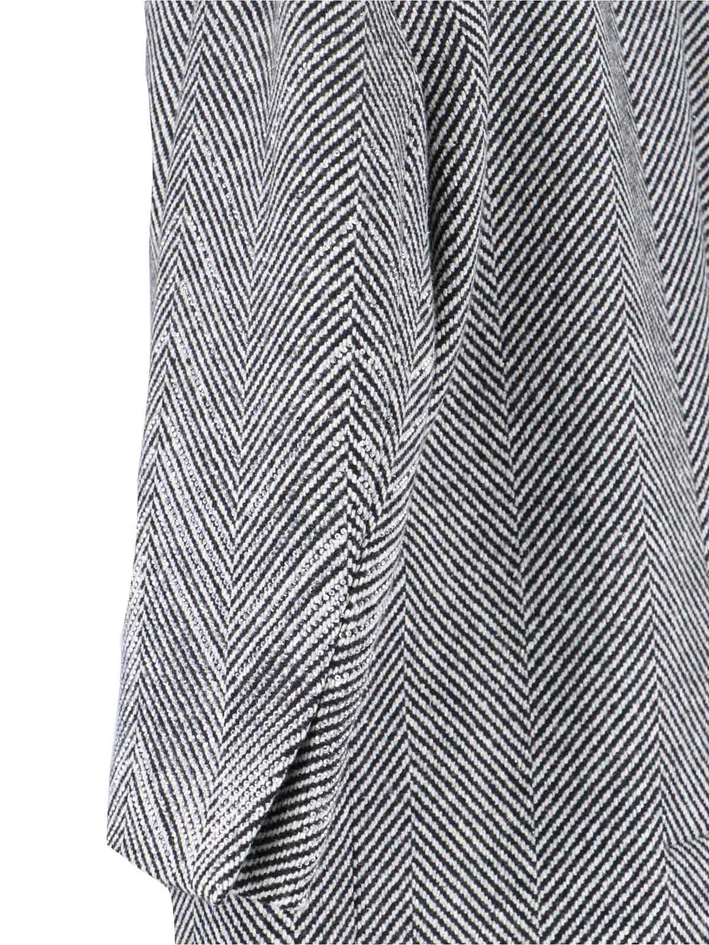 Single Breasted Tailored Herringbone Coat