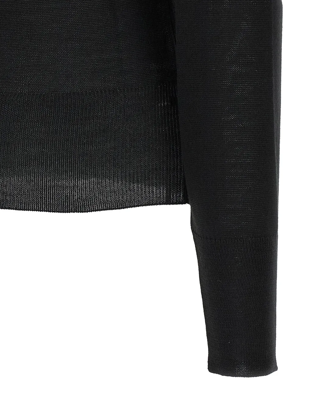 High Neck Lace Detailed Jumper