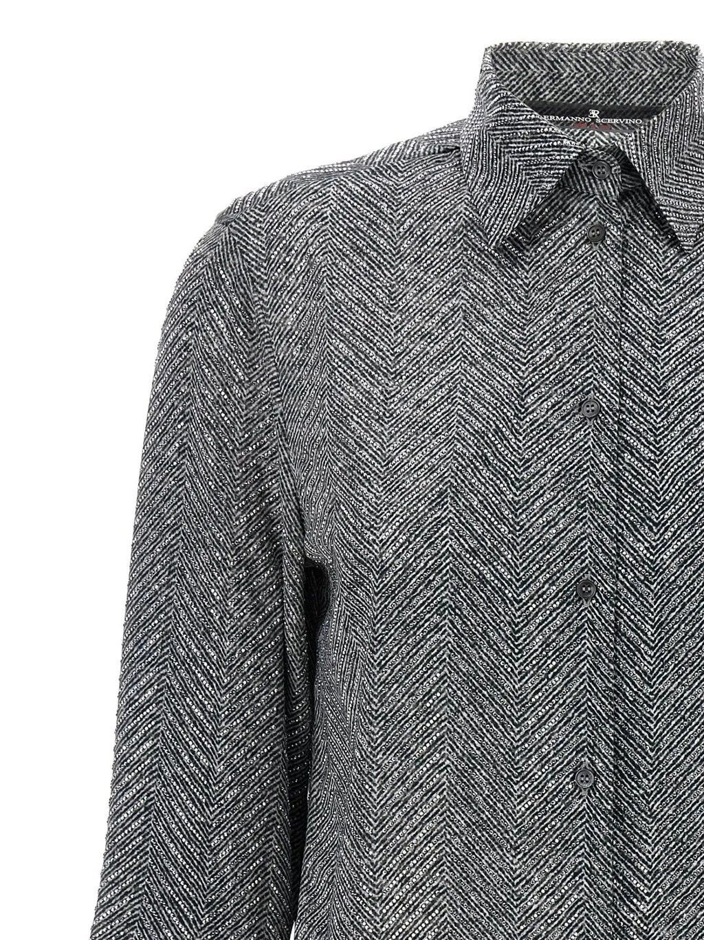 Herringbone Patterned Shirt