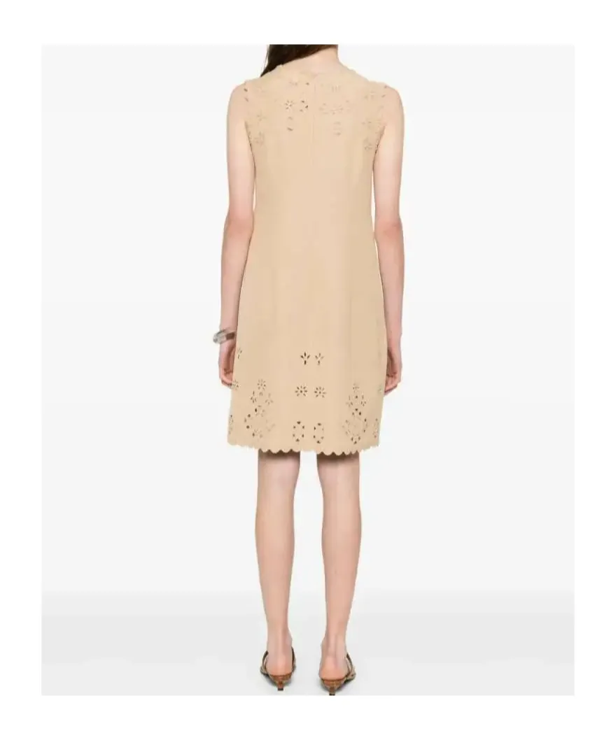 Broderie Anglaise Midi Dress