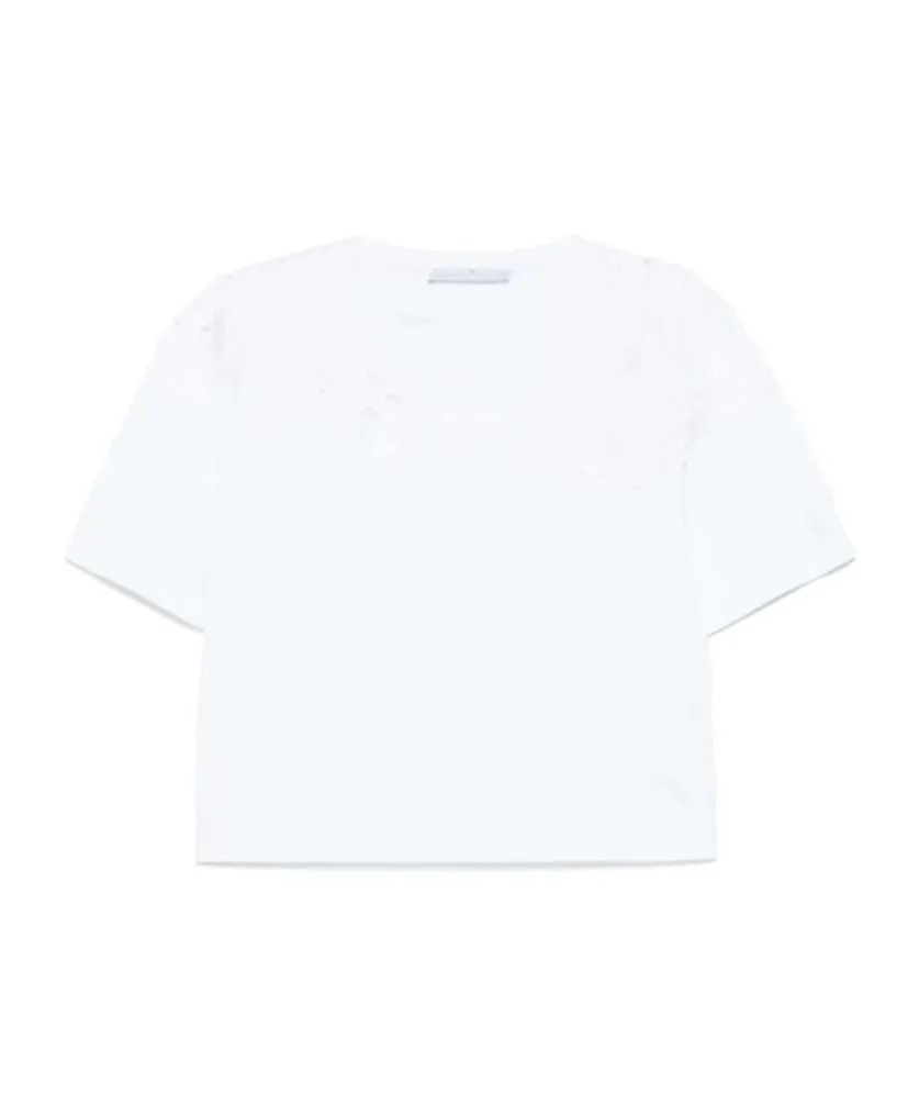 Floral-Patch T-Shirt