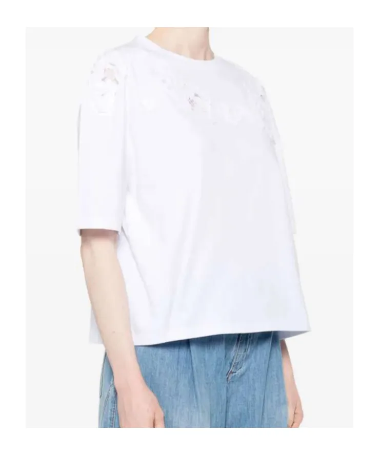 Floral-Patch T-Shirt