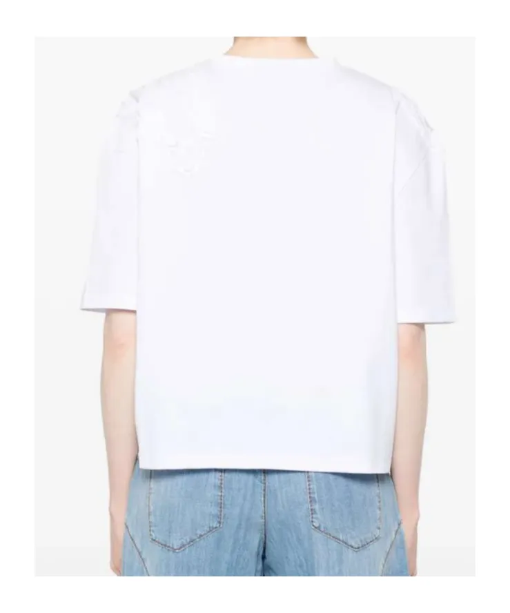 Floral-Patch T-Shirt