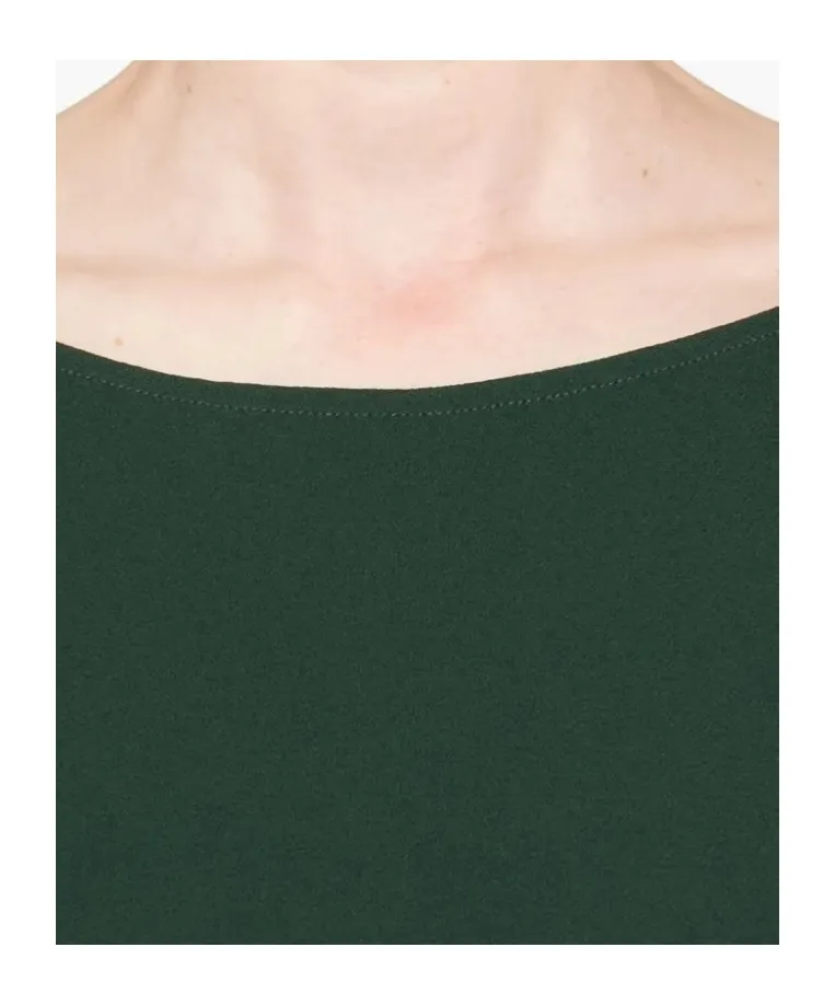 Long-Sleeve Boat-Neck Top