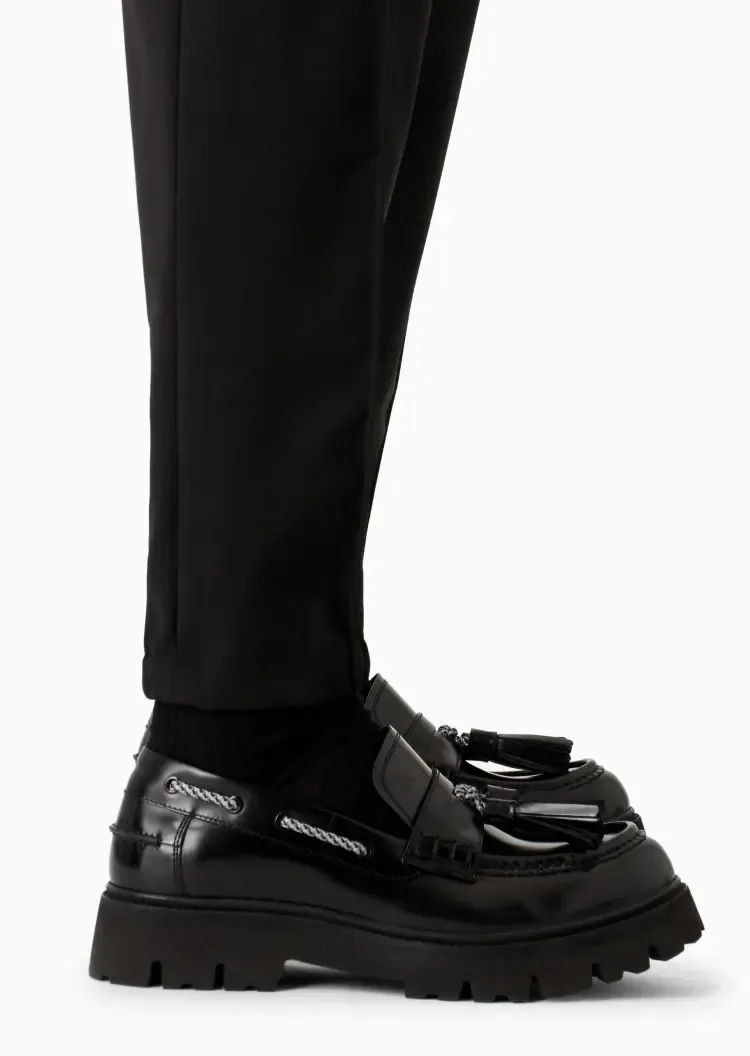 Tapered Leg Trousers