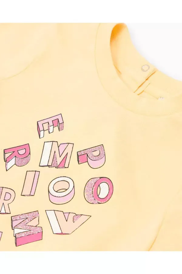 Jersey T-Shirt With Logo Print