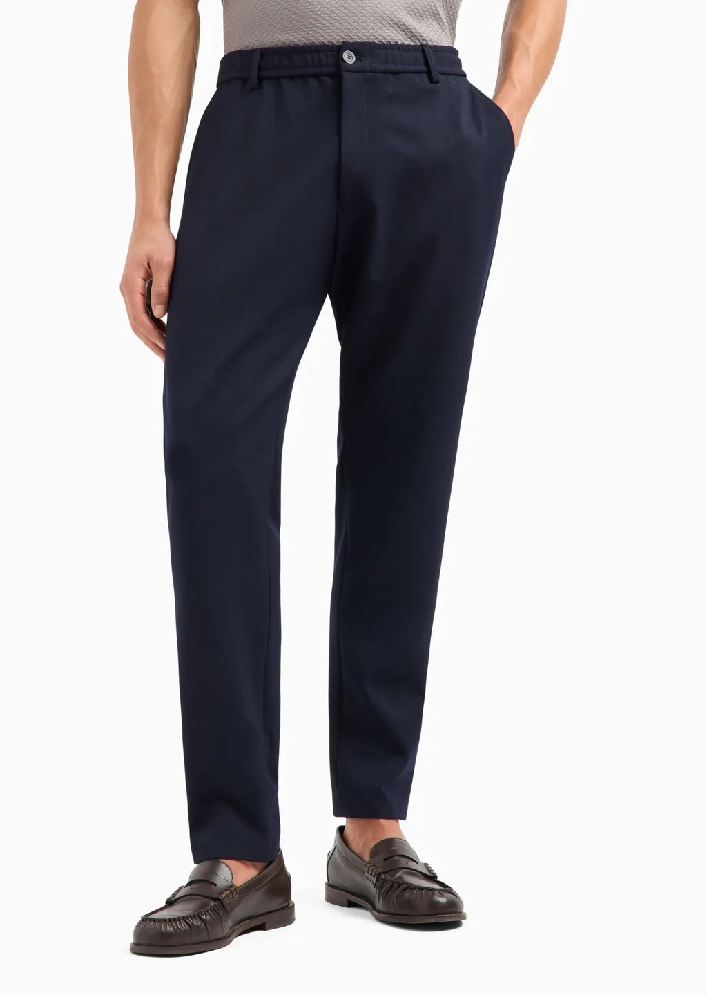 Straight-Leg Casual Pants
