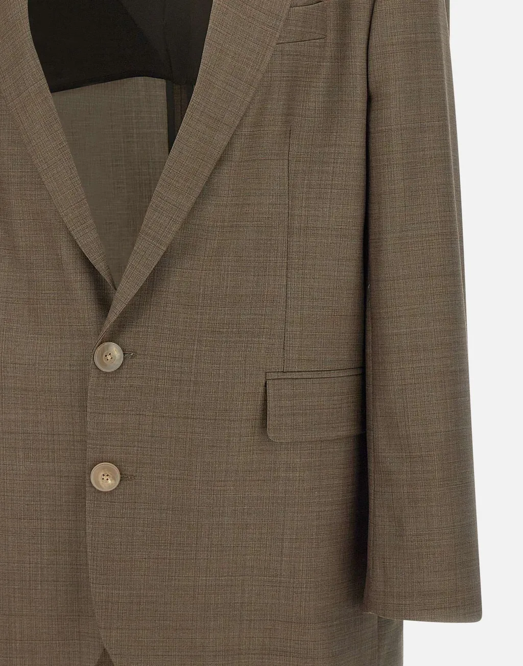 Single Breasted Check Patterned Blazer