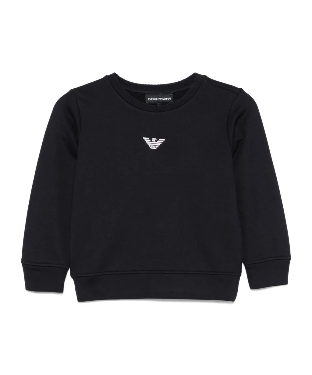 Logo-Rubberised Crewneck Sweatshirt