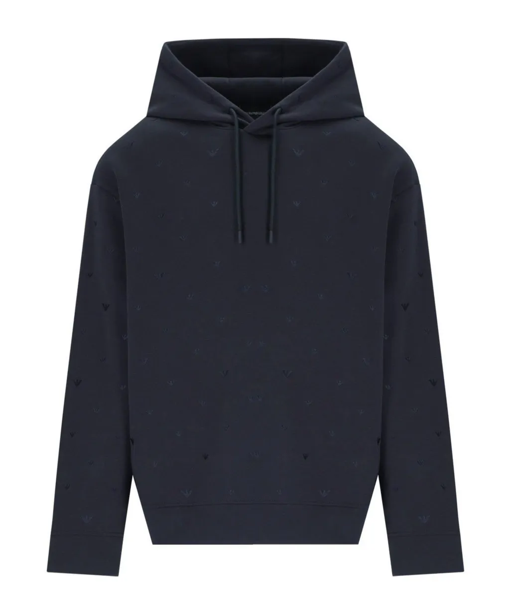 Logo-Embroidered Hoodie