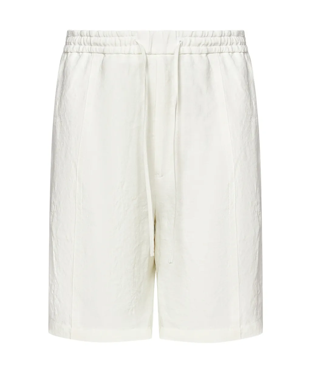 Pleat Detailed Drawstring Shorts