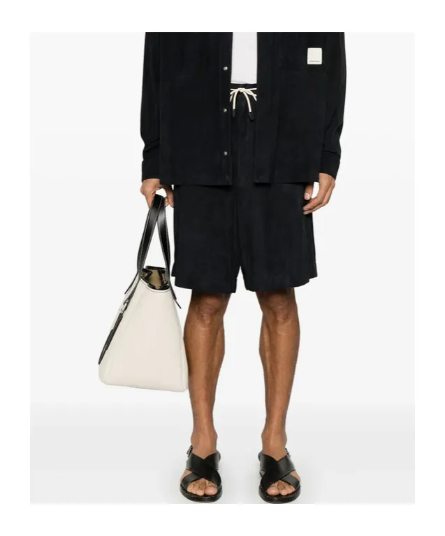 Drawstring Bermuda Shorts