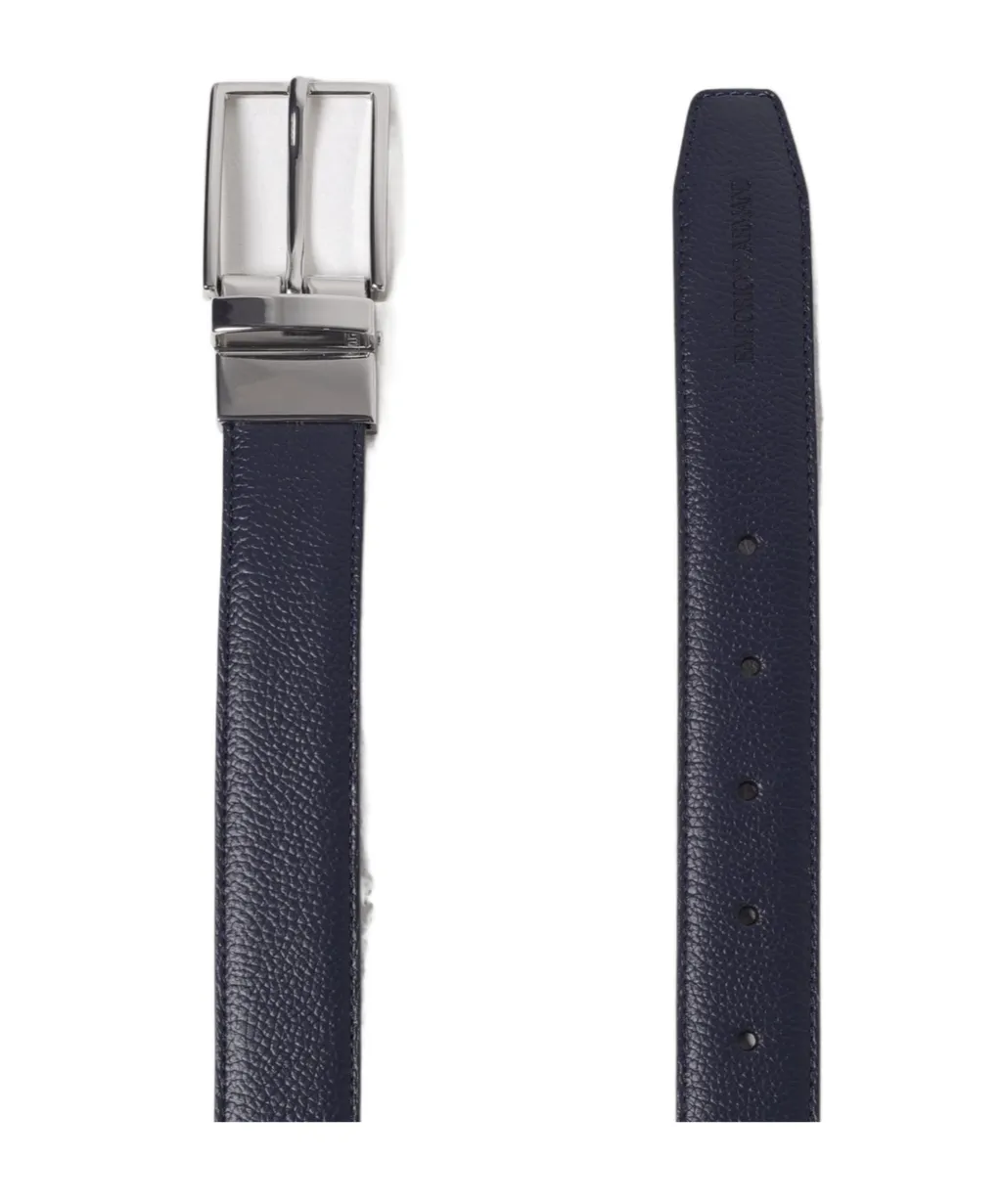 Logo Debossed Buckled Belt