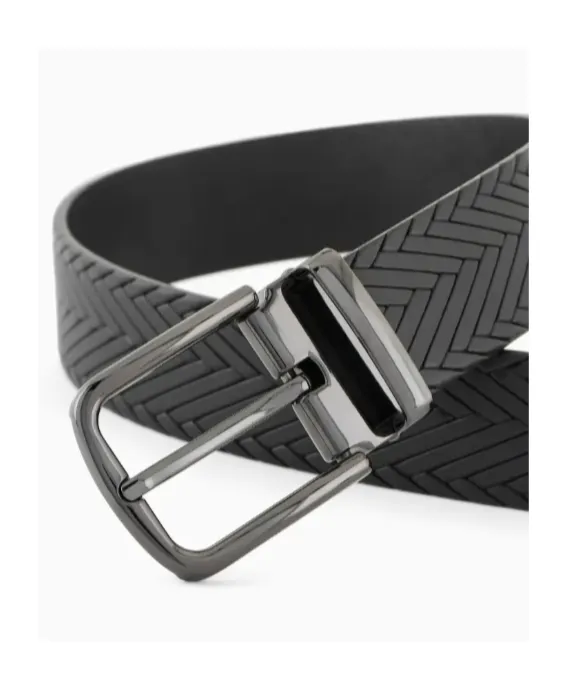 Braided Printed Leather Belt