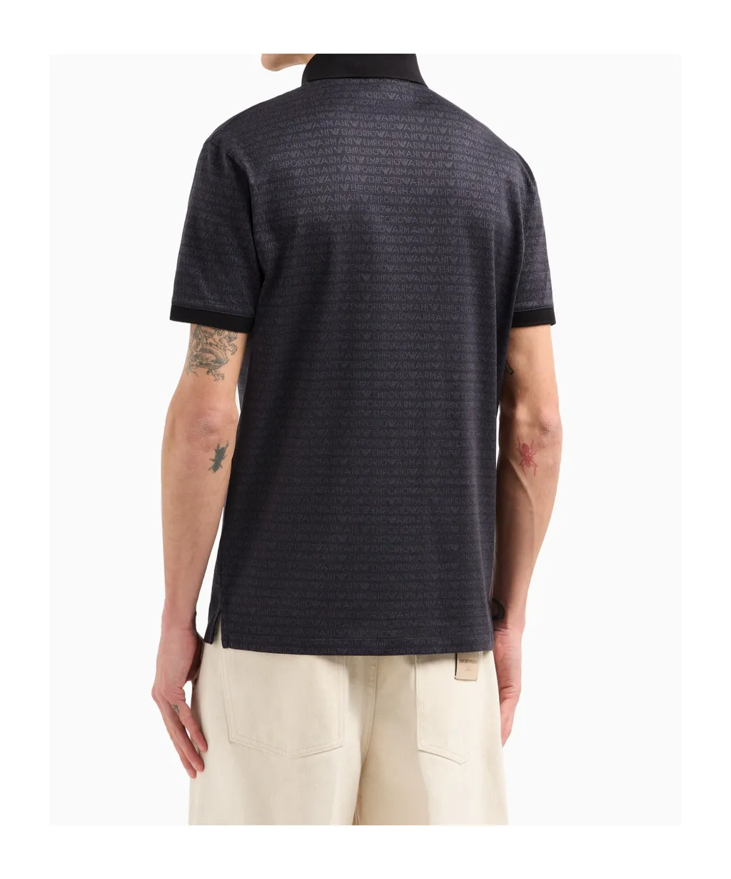 Logo-Jacquard Polo Shirt