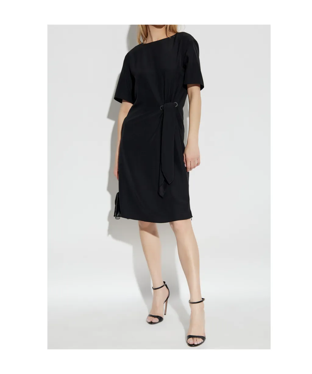 Dress With Decorative Side Tie