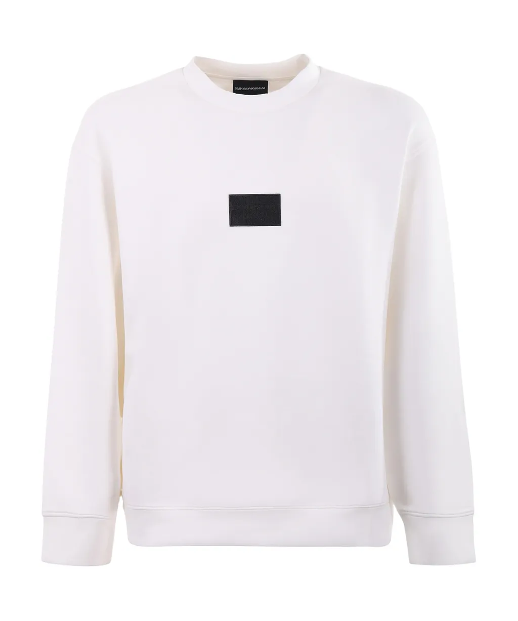 Logo Embroidered Crewneck Sweatshirt