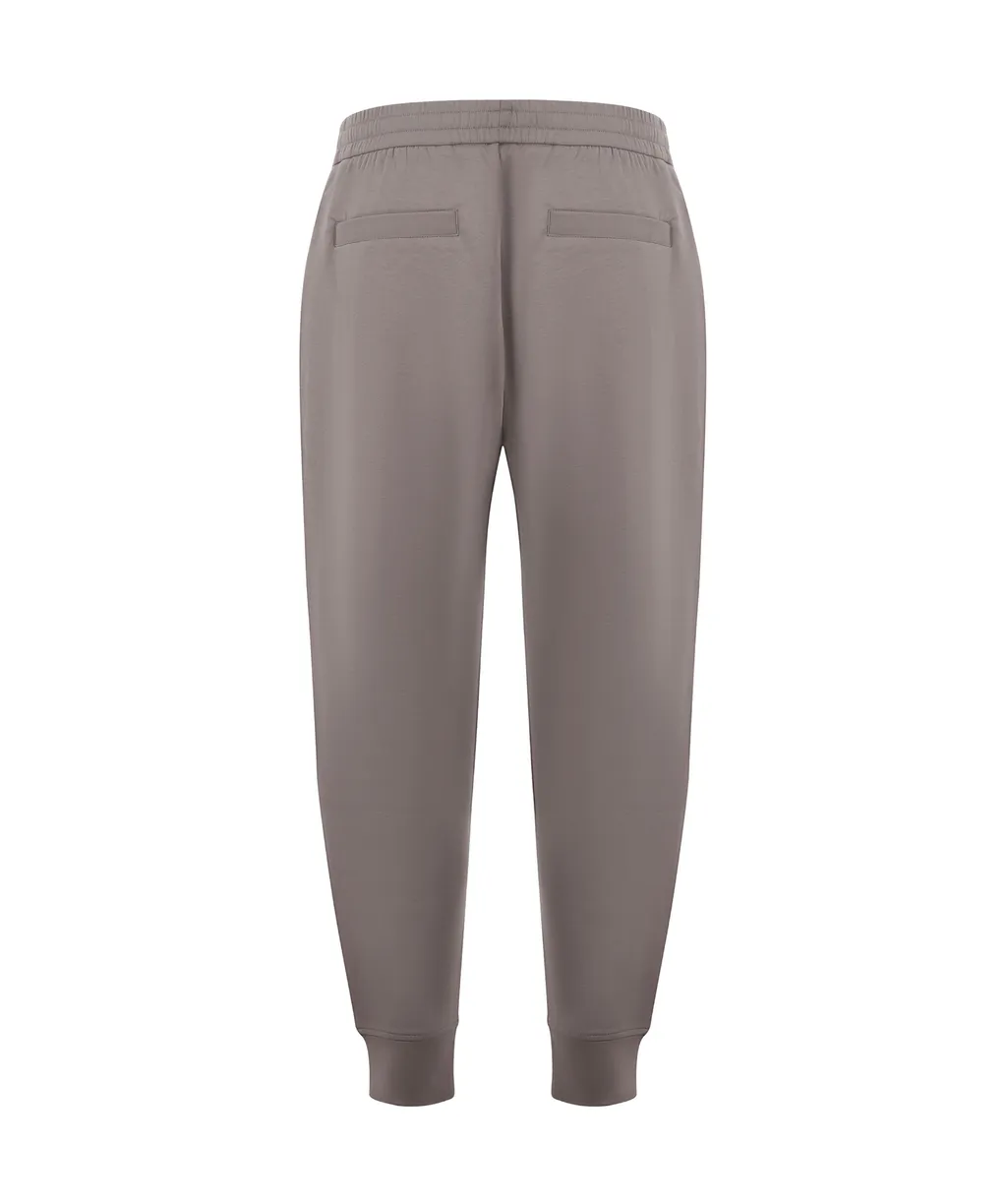 Logo-Embroidered Tapered Leg Pants