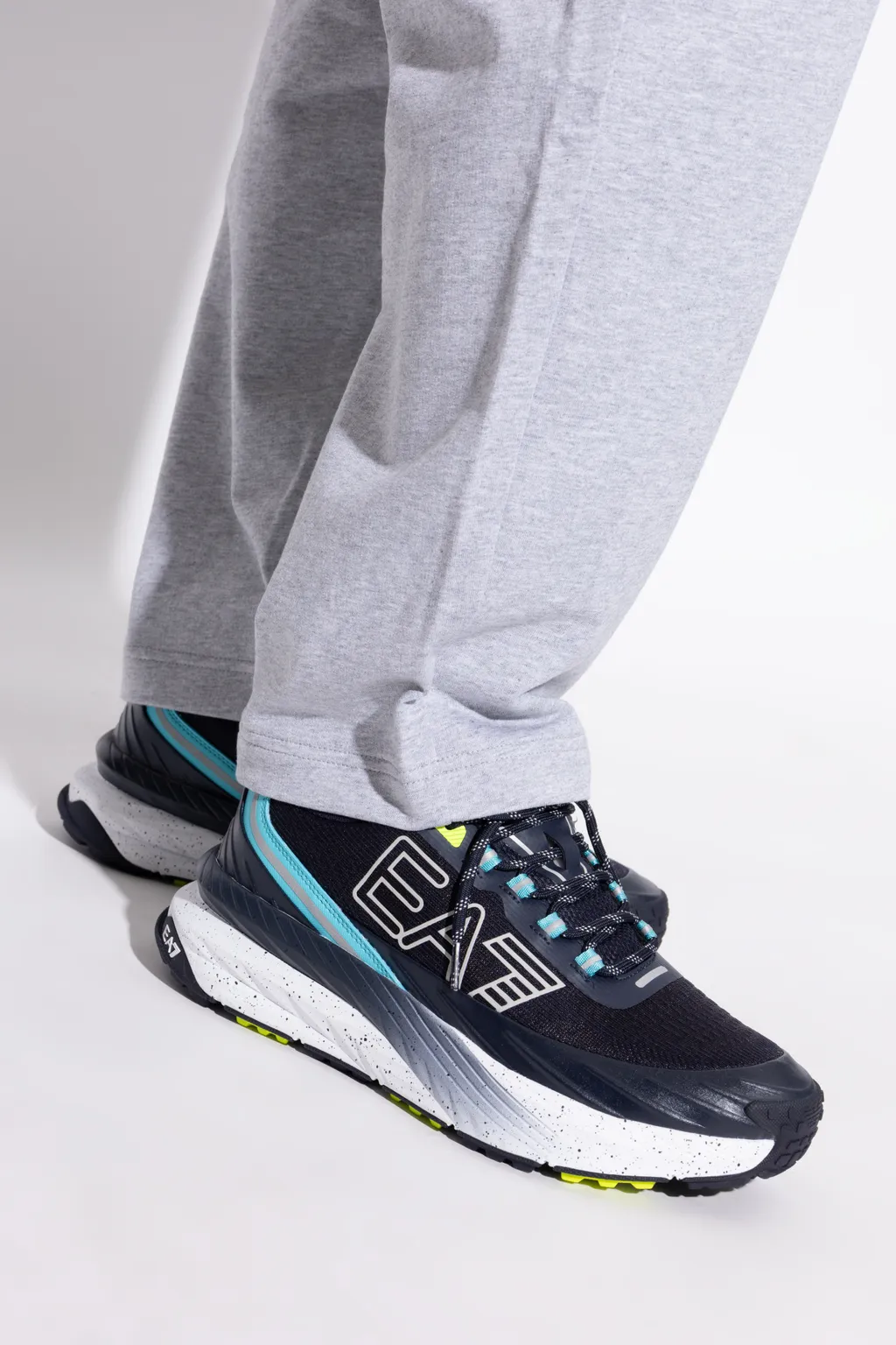 Dynamic Logo Sneakers