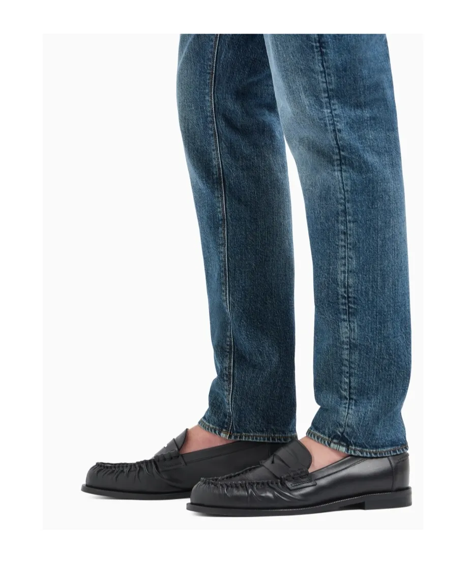 J06 Slim-Fit Washed Denim Jeans