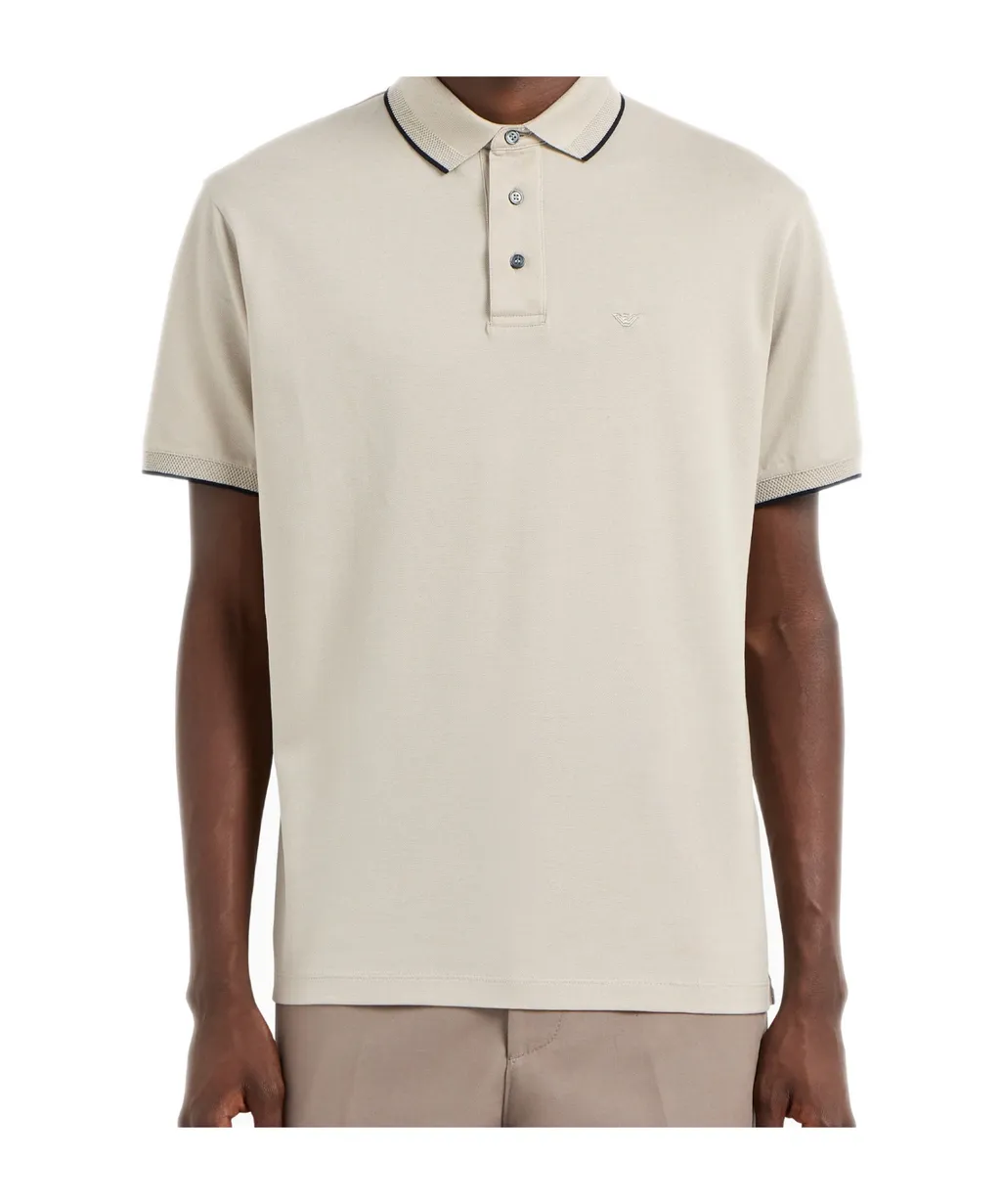 Embroidered-Logo Cotton Polo Shirt