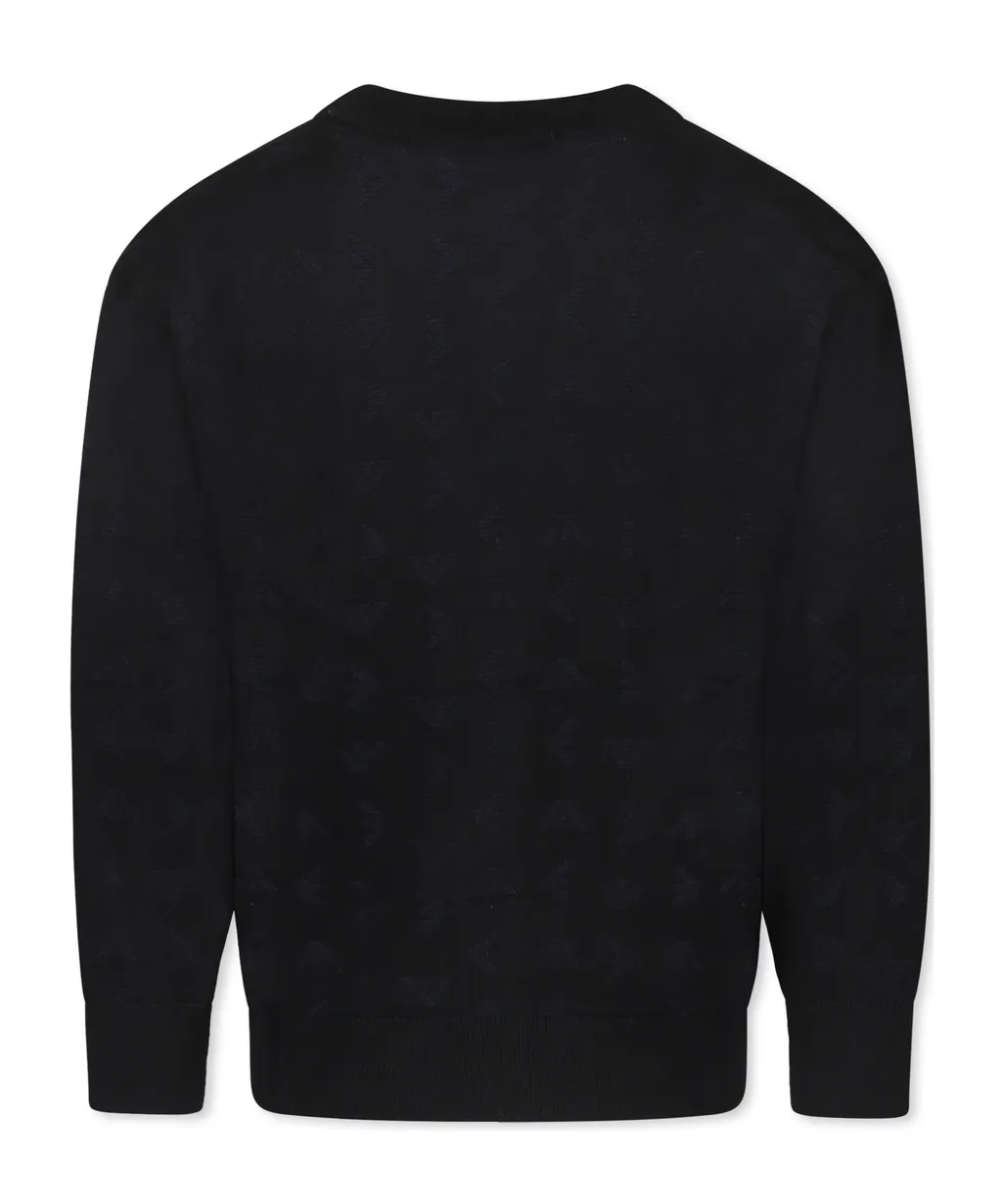 Long-Sleeved Knitted Cardigan