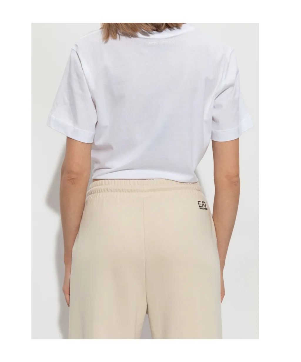 T-Shirt With Decorative Front Tie