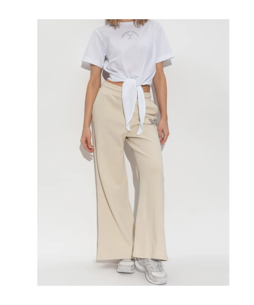 T-Shirt With Decorative Front Tie