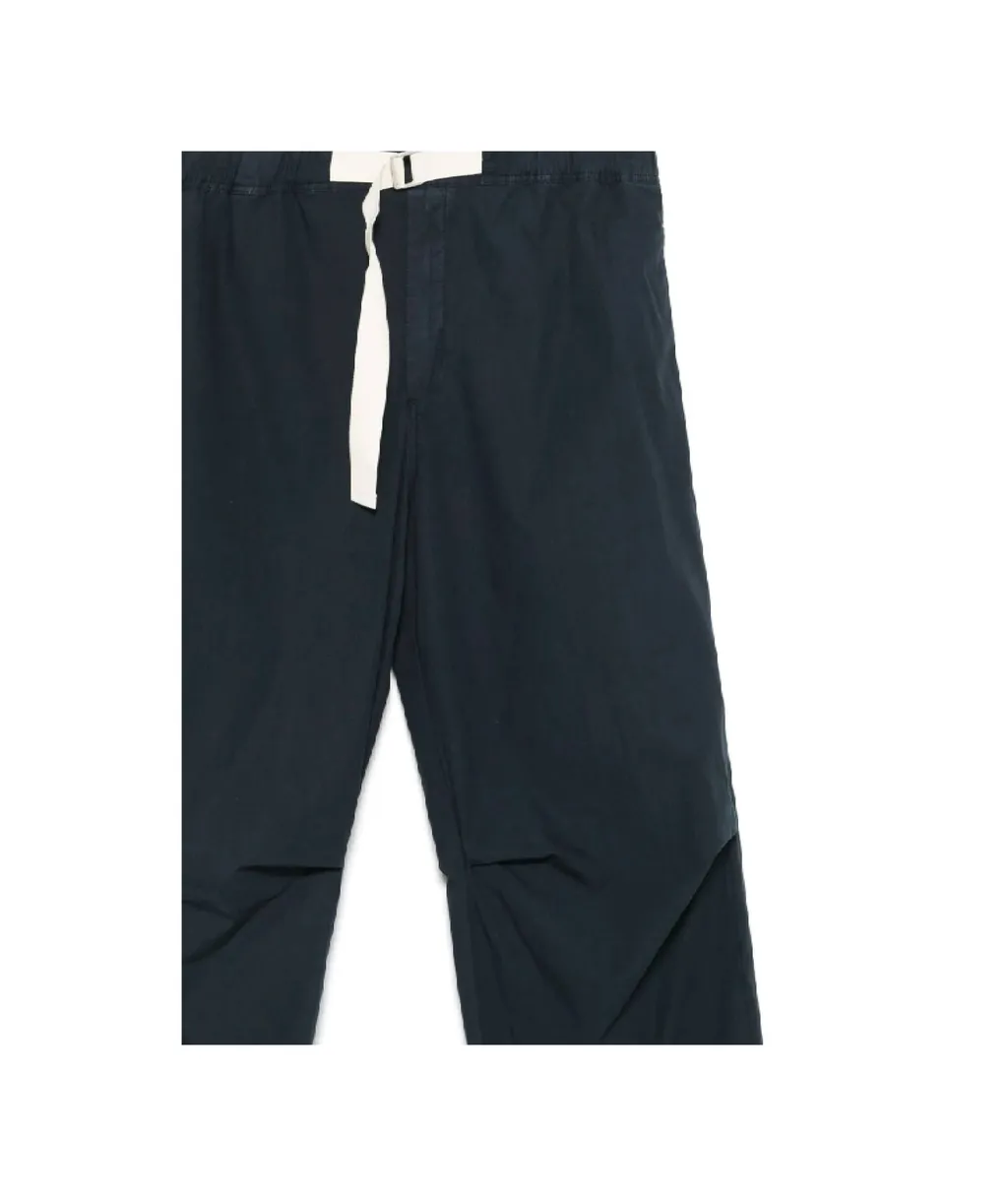 Belted Straight Leg Trousers