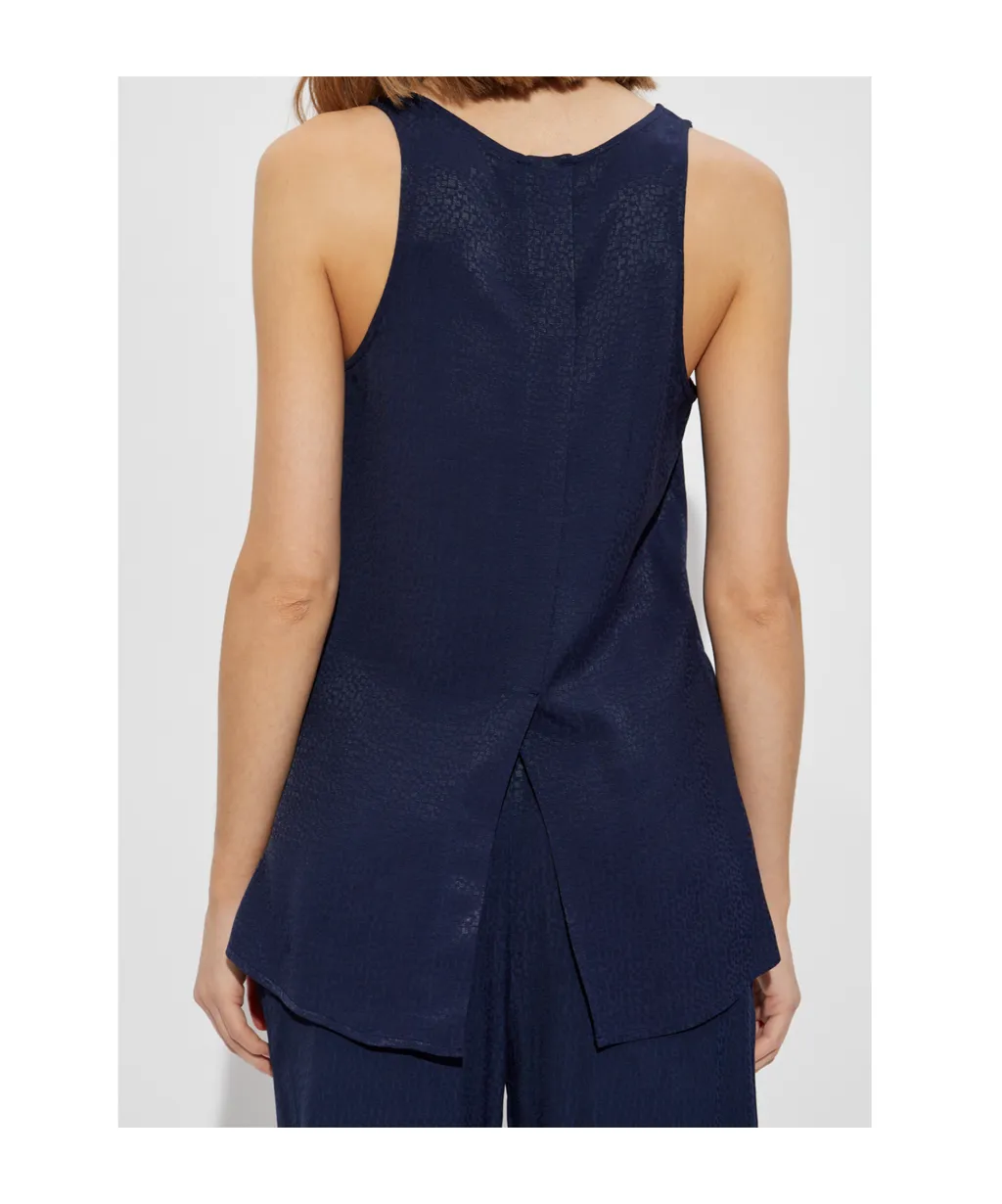 Button Detail Sleeveless Top