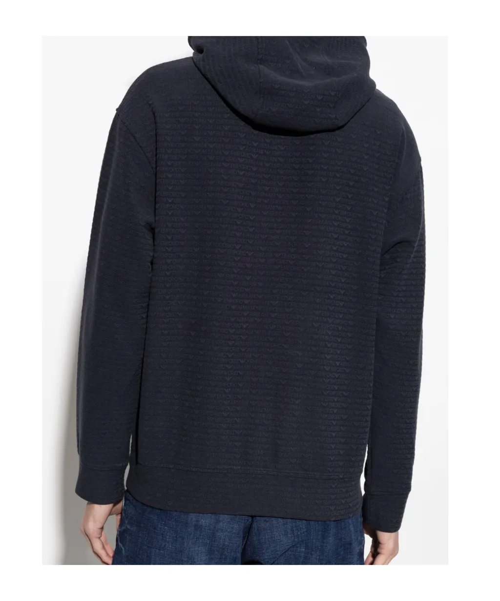 Logo Monogram Draswstring Hoodie