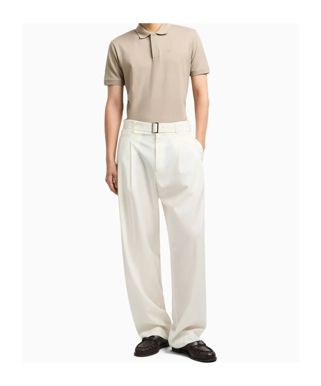 Logo Embroidered Polo Shirt