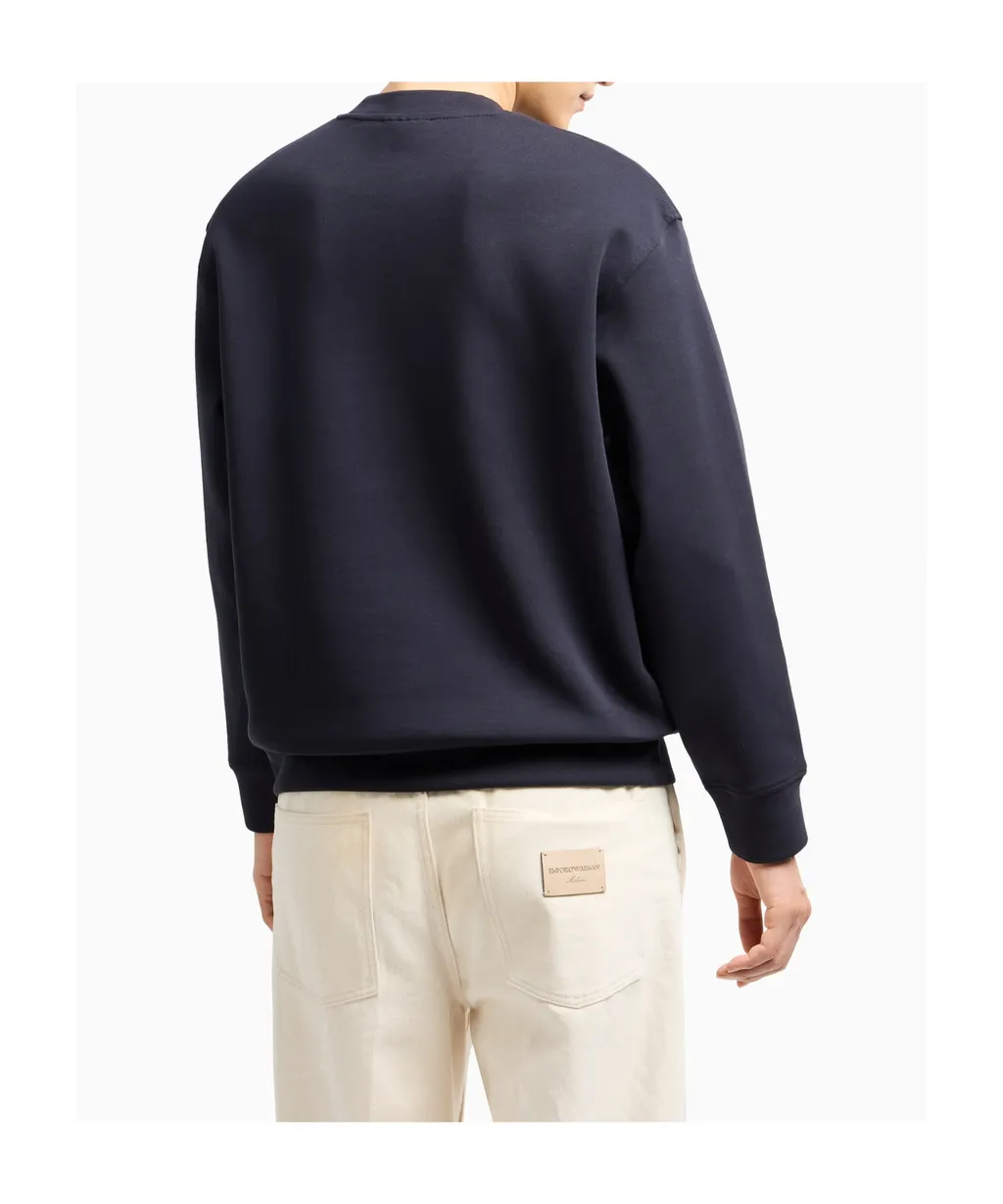 Logo Embroidered Crewneck Sweatshirt