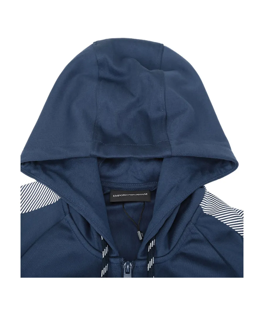 Logo Hooded Casual Coat