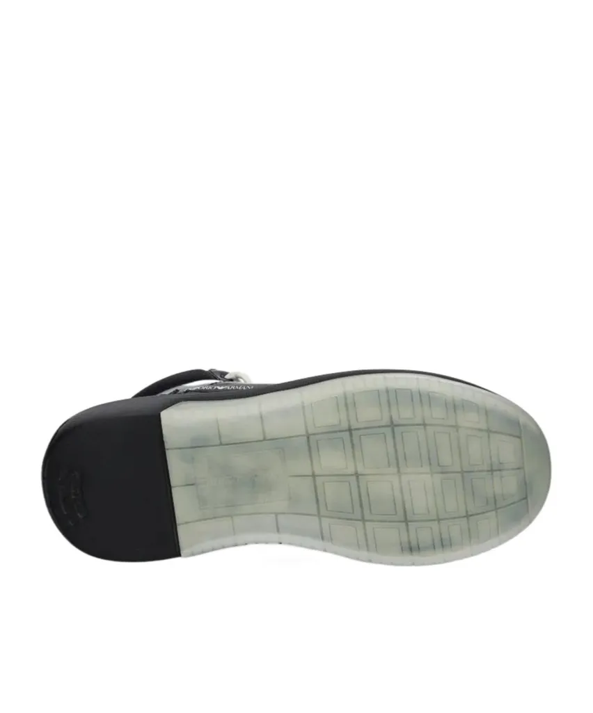 Panelled High-Top Sneakers