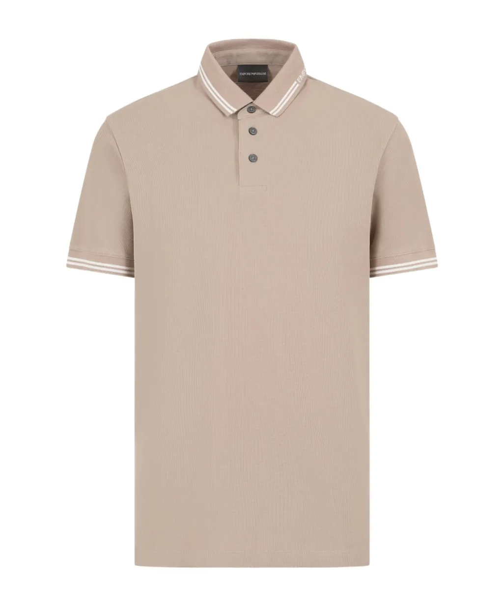 Placed-Logo Jersey Polo Shirt