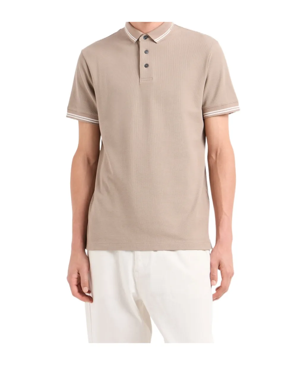Placed-Logo Jersey Polo Shirt
